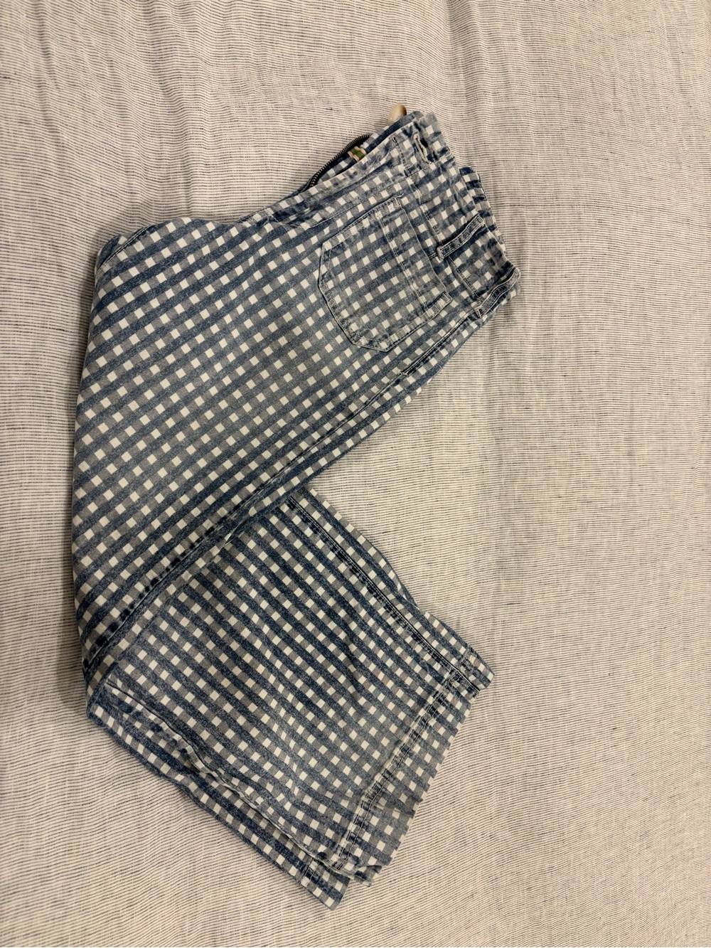 Anthropologie Pilcro The Skipper Gingham Pants - size 24 PETITE - Picture 5 of 6